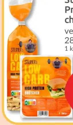 Budni SteinerFood Mein Lower Carb High Protein Brötchen Angebot