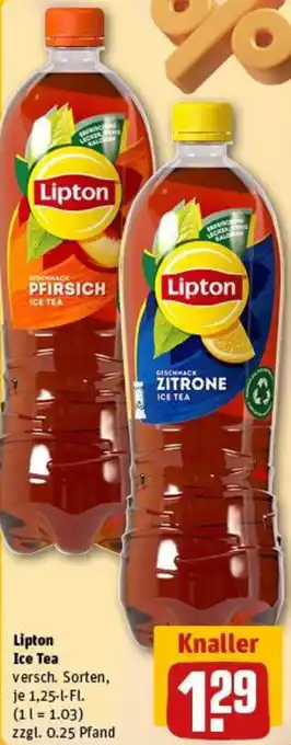 REWE Lipton Ice Tea Angebot