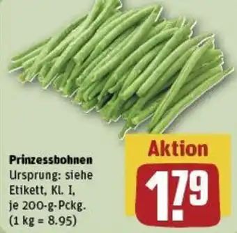 REWE Prinzessbohnen Angebot