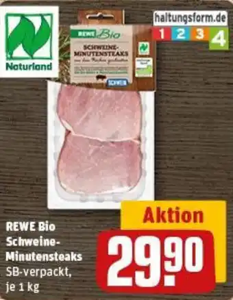 REWE REWE Bio Schweine Minutensteaks Angebot