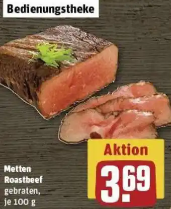 REWE Metten Roastbeef Angebot