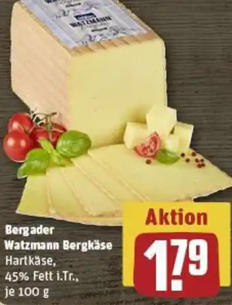 REWE Bergader Watzmann Bergkäse Angebot