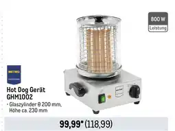 METRO METRO PROFESSIONAL Hot Dog Gerät GHM1002 Angebot