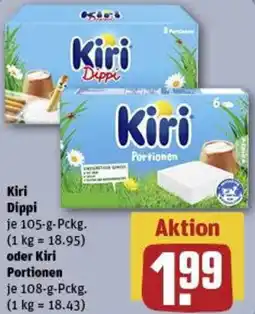 REWE Kiri Dippi oder Kiri Portionen Angebot