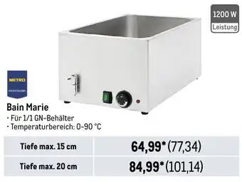 METRO METRO PROFESSIONAL Bain Marie Angebot