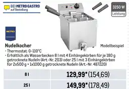 METRO METRO PROFESSIONAL Nudelkocher Angebot