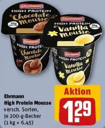 REWE Ehrmann High Protein Mousse Angebot