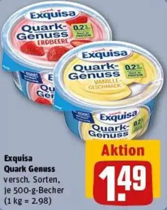 REWE Exquisa Quark Genuss Angebot