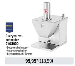 METRO METRO PROFESSIONAL Currywurstschneider GWS1000 Angebot