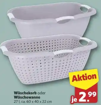 Combi Wäschekorb oder Wäschewanne Angebot