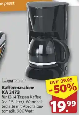 Combi Clatronic Kaffeemaschine KA 3473 Angebot