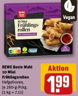 REWE REWE Beste Wahl 10 Mini Frühlingsrollen Angebot