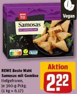 REWE REWE Beste Wahl Samosas mit Gemüse Angebot