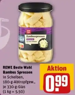 REWE REWE Beste Wahl Bambus Sprossen Angebot