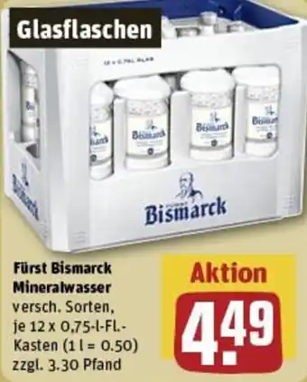 REWE Fürst Bismarck Mineralwasser Angebot