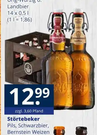 Getränkewelt Störtebeker pils oder schwarzbier oder bernstein weizen Angebot