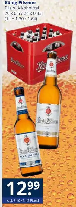 Getränkewelt König pilsener pils oder alkoholfrei Angebot