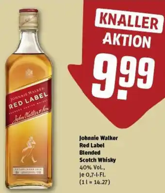 REWE Johnnie Walker Red Label Blended Scotch Whisky Angebot