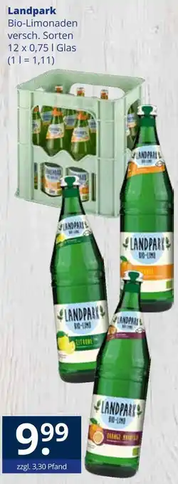 Getränkewelt Landpark bio-limonaden Angebot