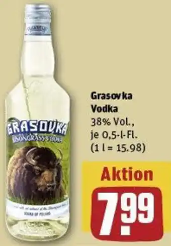 REWE Grasovka Vodka Angebot