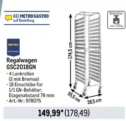 METRO METRO PROFESSIONAL Regalwagen GSC2018GN Angebot