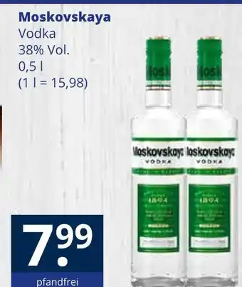 Getränkewelt Moskovskaya vodka Angebot