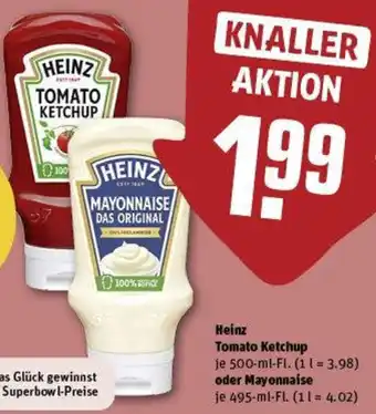 REWE Heinz Tomato Ketchup oder Mayonnaise Angebot