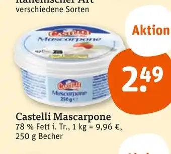 tegut Castelli mascarpone Angebot