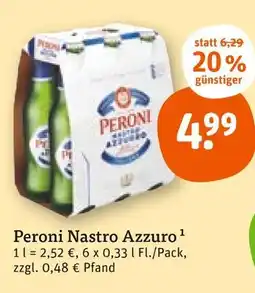 tegut Peroni nastro azzuro Angebot