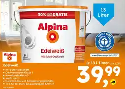 Globus Baumarkt Alpina Edelweiß Angebot