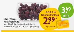 tegut Weintrauben blau Angebot