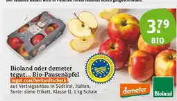 tegut Bioland oder demeter bio-pausenäpfel Angebot