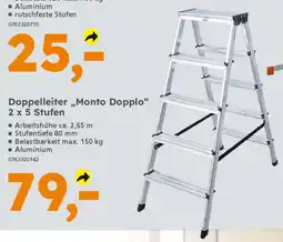 Globus Baumarkt KRAUSE Doppelleiter,,Monto Dopplo❝ Angebot