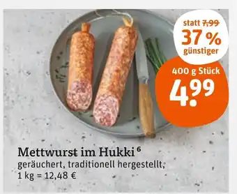 tegut Hukki mettwurst im hukki Angebot