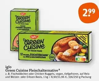 tegut Iglo green cuisine fleischalternative Angebot