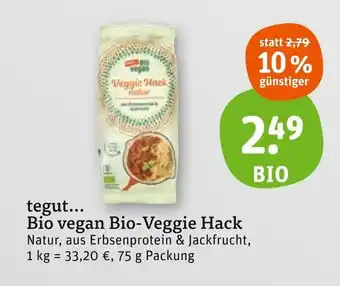 tegut Tegut... bio vegan bio-veggie hack Angebot