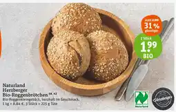 tegut Naturland herzberger bio-roggenbrötchen Angebot