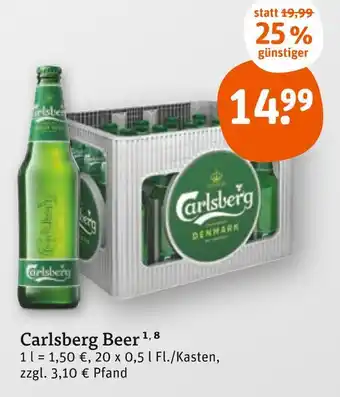 tegut Carlsberg beer Angebot