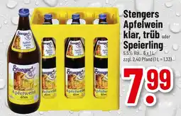 trinkgut Stengers apfelwein klar, trüb oder speierling Angebot