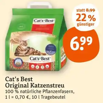 tegut Cat’s best original katzenstreu Angebot