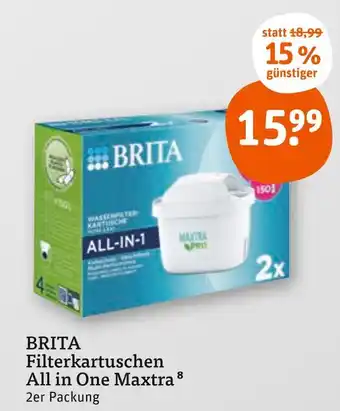 tegut Brita filterkartuschen all in one maxtra Angebot