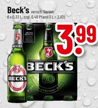 trinkgut Beck's beck's Angebot