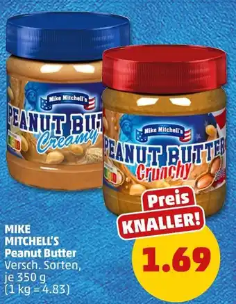 PENNY Mike mitchell's peanut butter creamy oder peanut butter crunchy Angebot