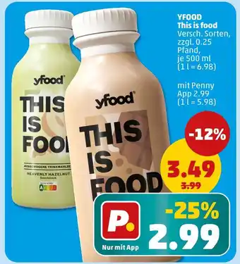 PENNY Yfood yfood this is food Angebot