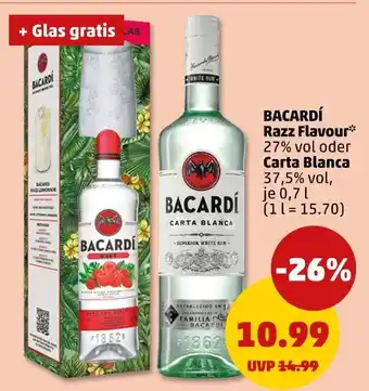 PENNY Bacardí razz flavour oder carta blanca Angebot