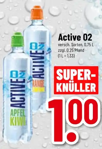 trinkgut Active o2 apfel kiwi oder orange Angebot