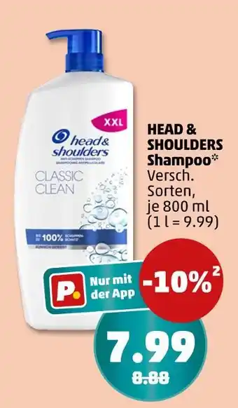 PENNY Head & shoulders head & shoulders shampoo Angebot