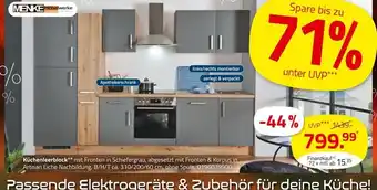 ROLLER Menke möbelwerke küchenleerblock Angebot