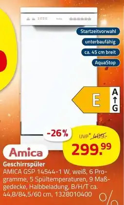 ROLLER Amica geschirrspüler Angebot