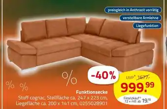 ROLLER Funktionsecke Angebot